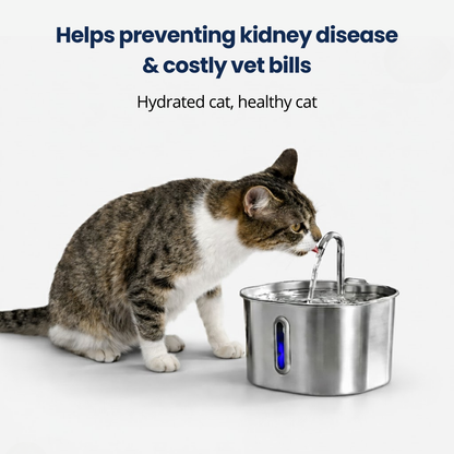 CatVitalis - Stainless Steel Cat Water Fountain