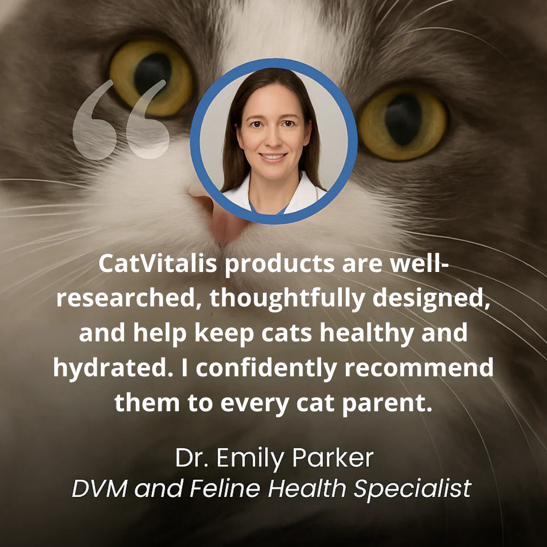 CatVitalis - Stainless Steel Cat Water Fountain