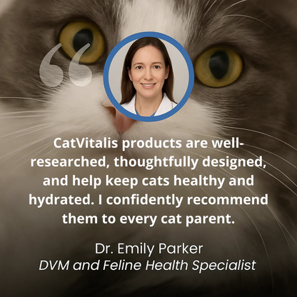 CatVitalis - Stainless Steel Cat Water Fountain